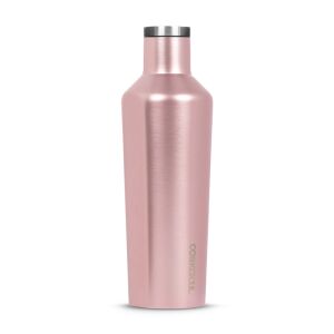 Isolierflasche, To Go Becher 475ml, rosé (Silberdeckel)