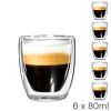 6x Espresso-Glas, doppelwandig, bloomix Thermoglas